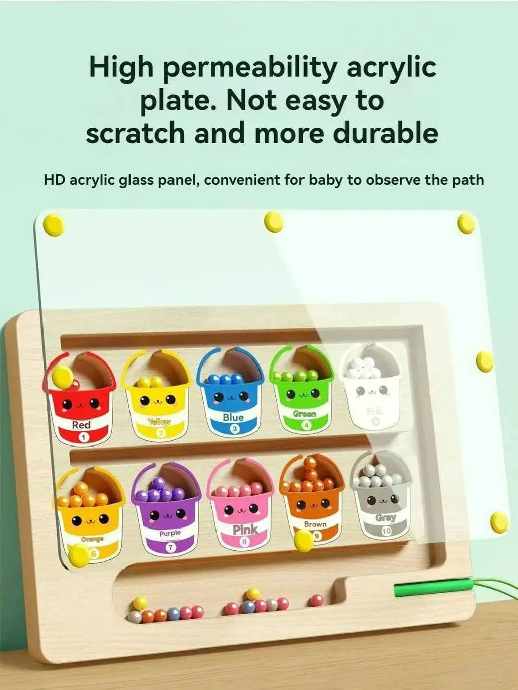Magnetic maze toy for kids logic thinking early education puzzle