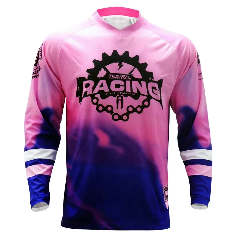 MTB jersey quick dry short sleeve mountain bike shirt