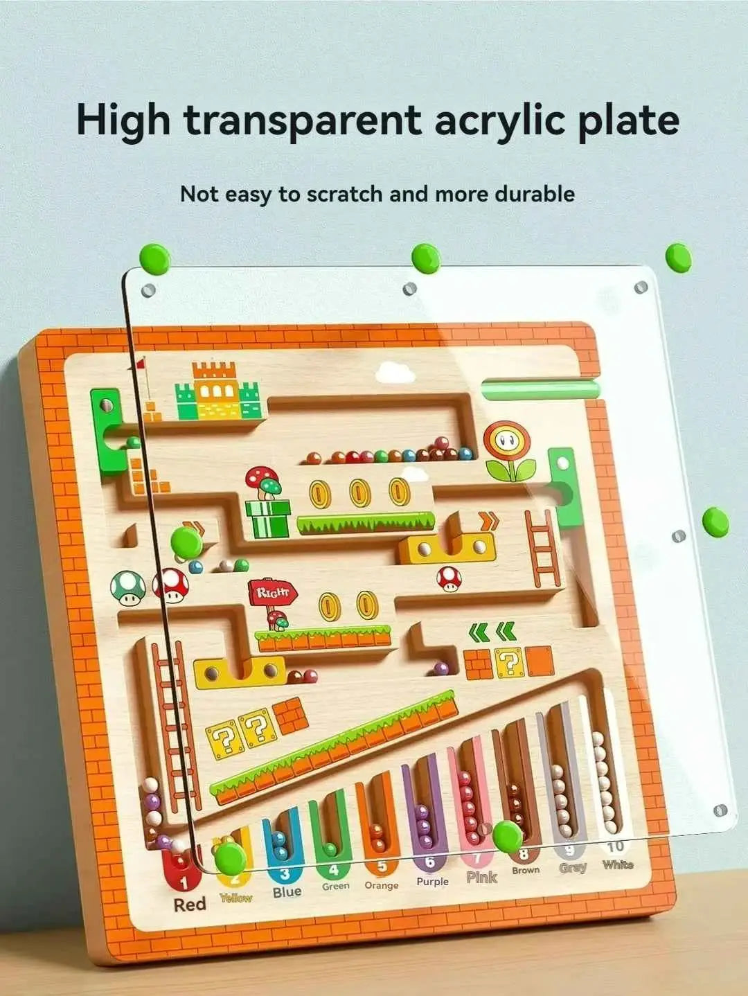Magnetic maze toy for kids logic thinking early education puzzle