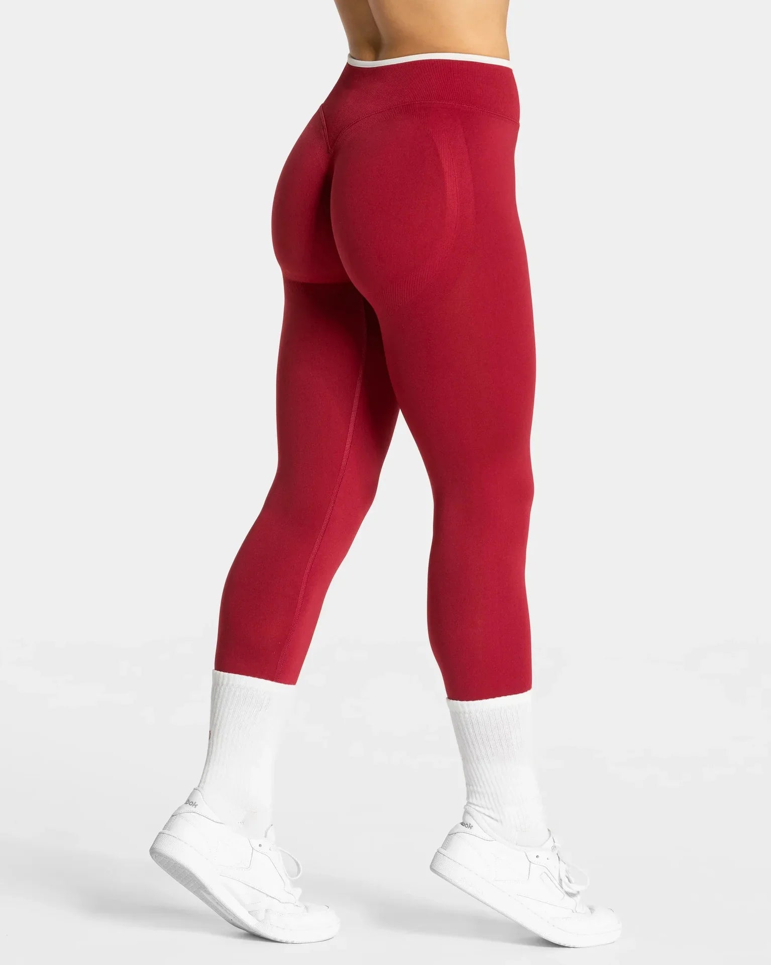 Women’s Sports Leggings, High Waist Seamless Yoga Pants, Scrunch Booty Peach, Hip Lifting Gym Clothes, Workout Tights