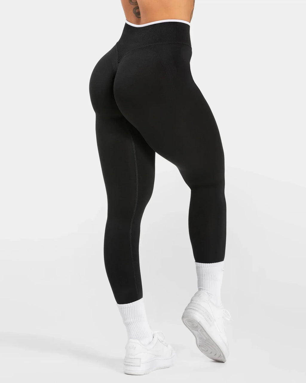 Women’s Sports Leggings, High Waist Seamless Yoga Pants, Scrunch Booty Peach, Hip Lifting Gym Clothes, Workout Tights