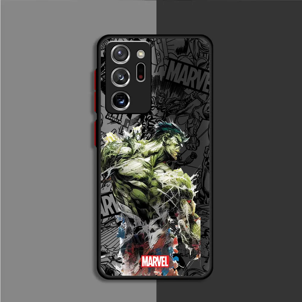 Marvel Samsung Galaxy case Spider-Man Iron Man shockproof cover