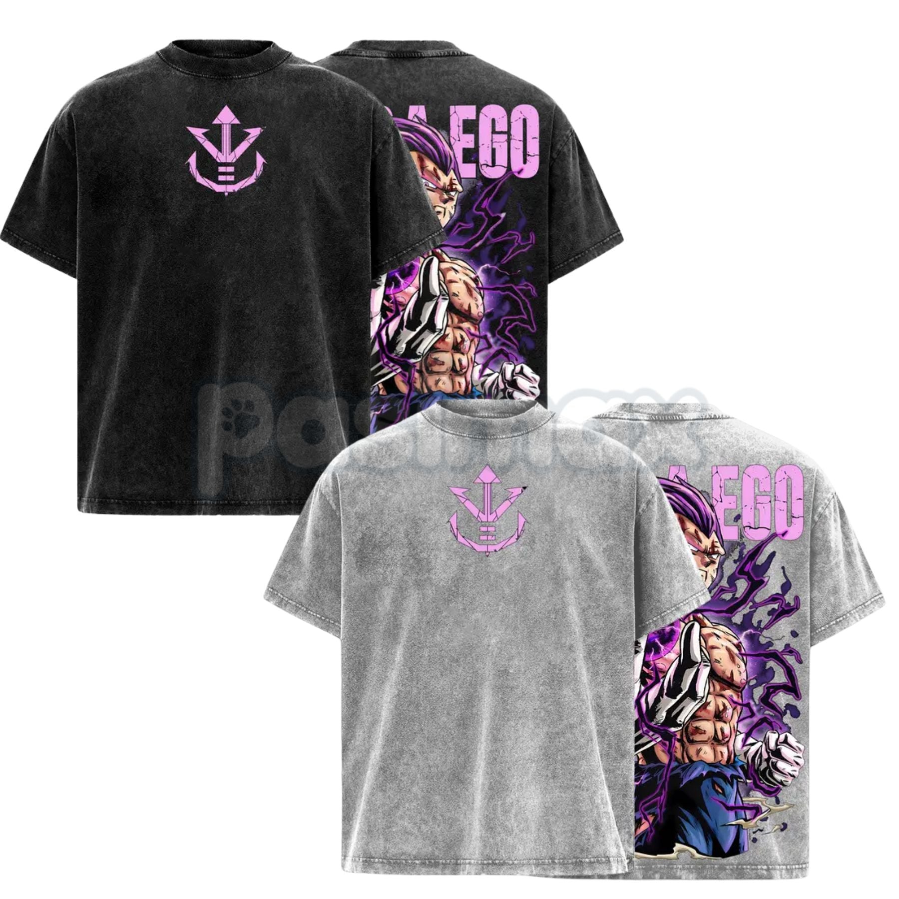 Anime streetwear t-shirt Ultra Ego Saiyan warrior