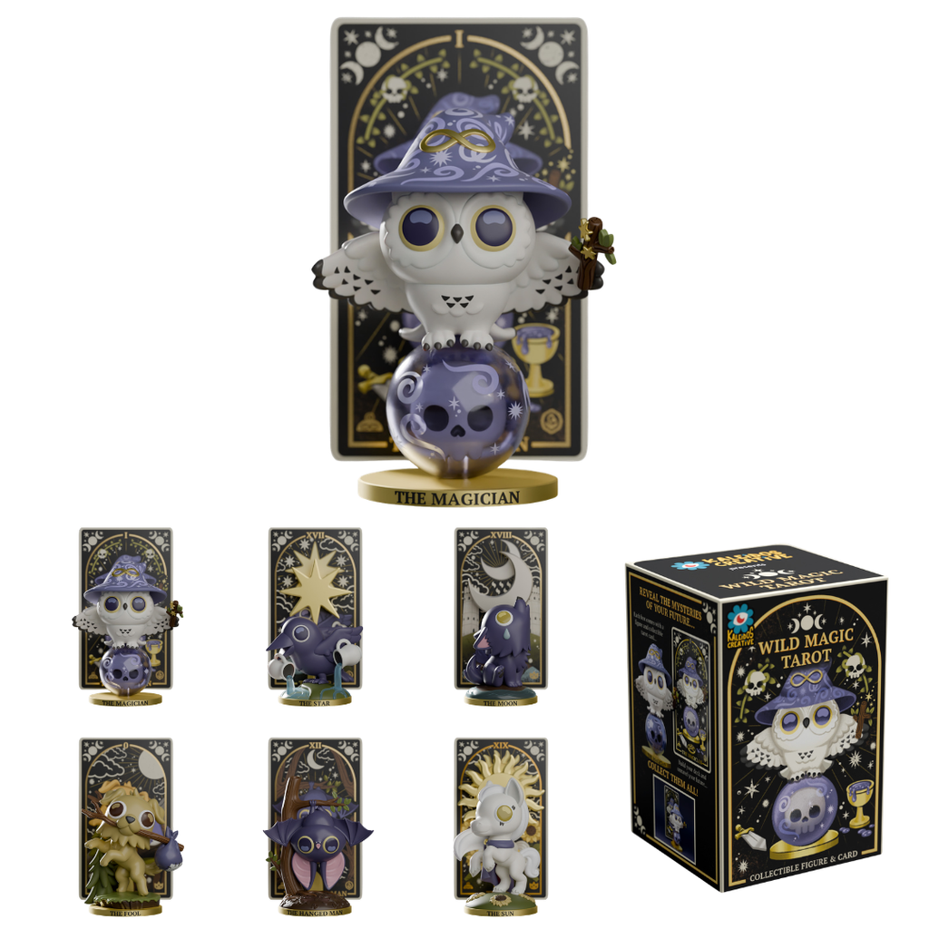 Wild Magic Tarot Blind Box collectible figure and card set by Kaleidos Creative