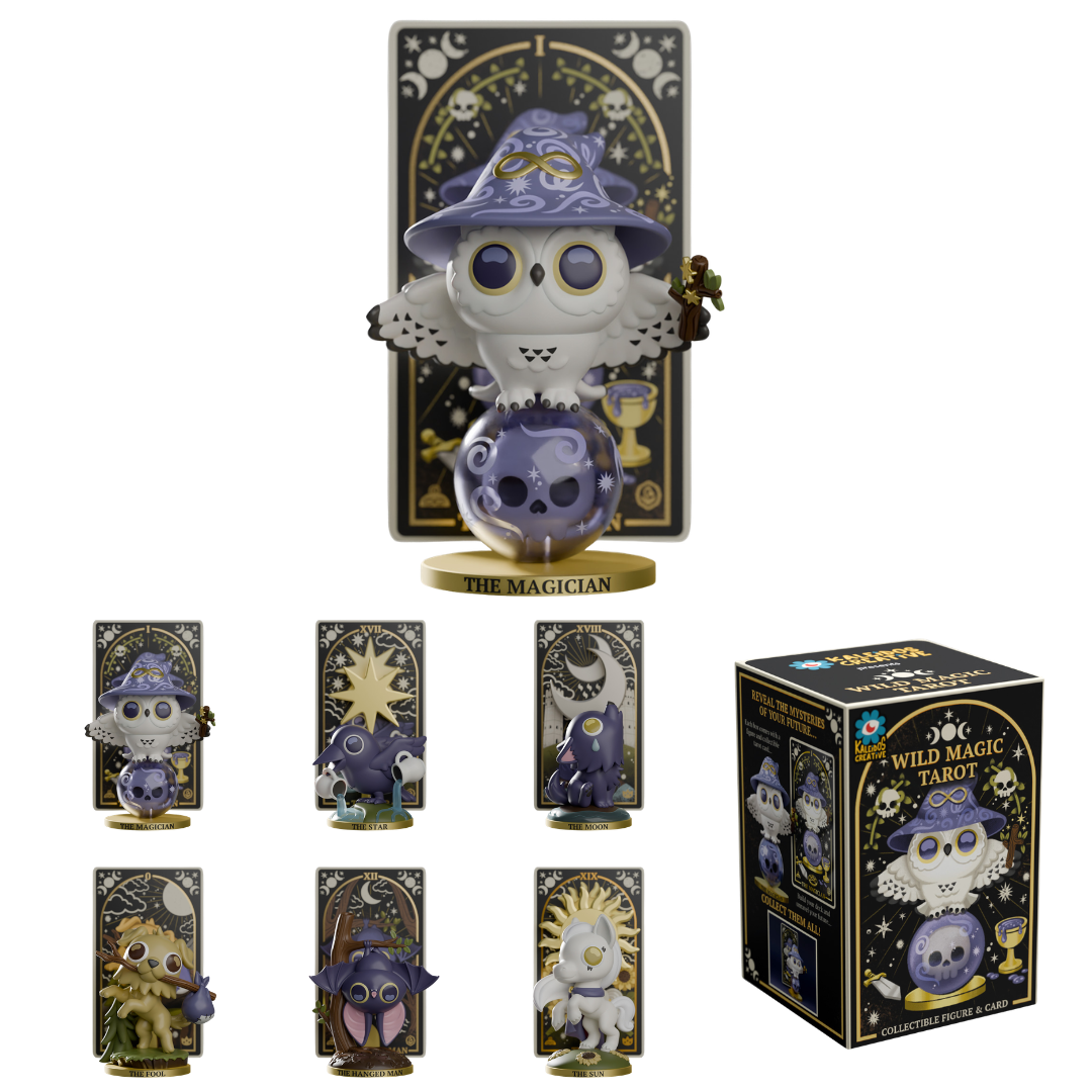 Wild Magic Tarot Blind Box collectible figure and card set by Kaleidos Creative
