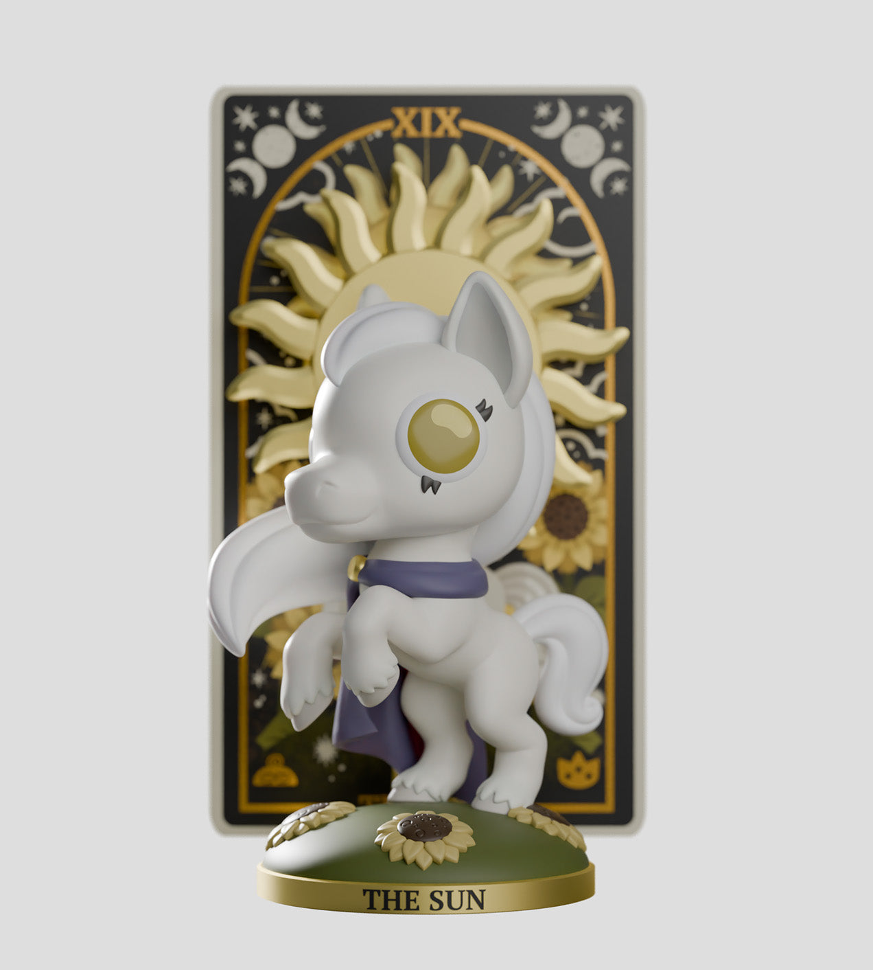 Wild Magic Tarot Blind Box with collectible figure and cards by Kaleidos Creative