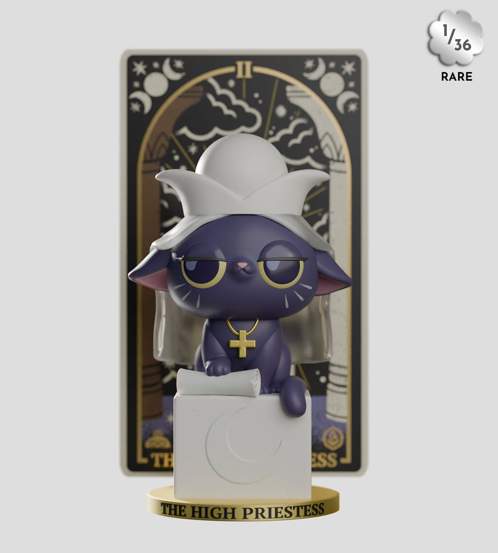 Wild Magic Tarot Blind Box collectible figures and tarot cards by Kaleidos Creative in sealed packaging