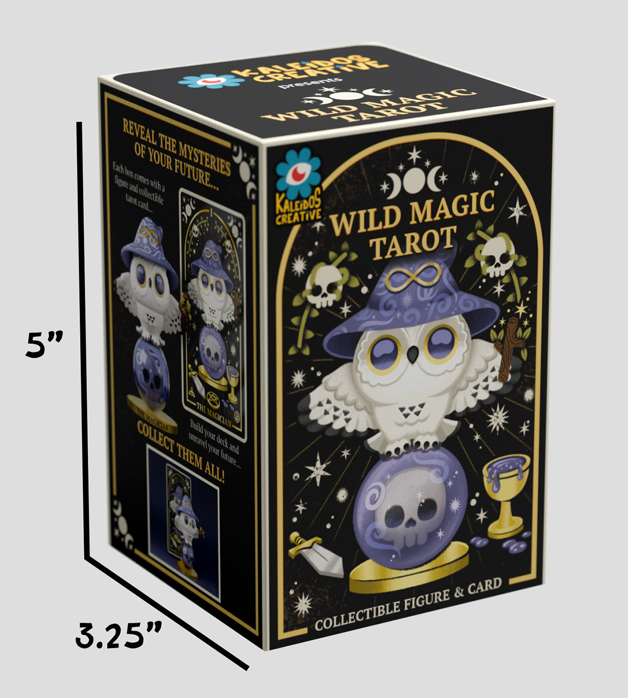 Wild Magic Tarot Blind Box collectible figure and tarot card set by Kaleidos Creative
