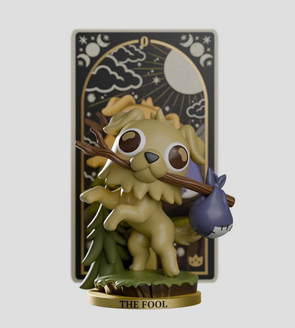 Wild Magic Tarot Blind Box collectible figure and tarot card set by Kaleidos Creative