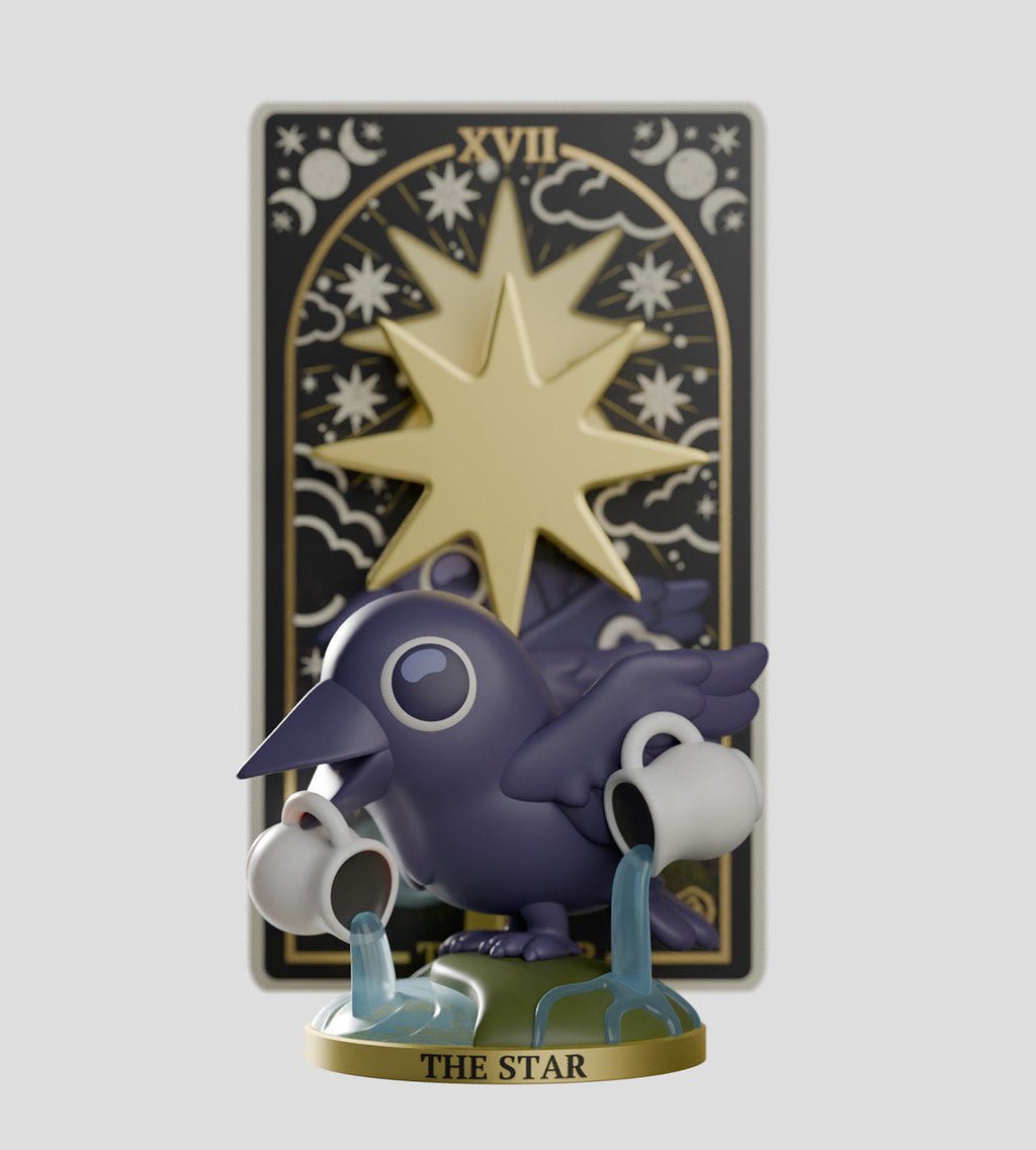 Wild Magic Tarot Blind Box collectible figure and card by Kaleidos Creative in sealed packaging