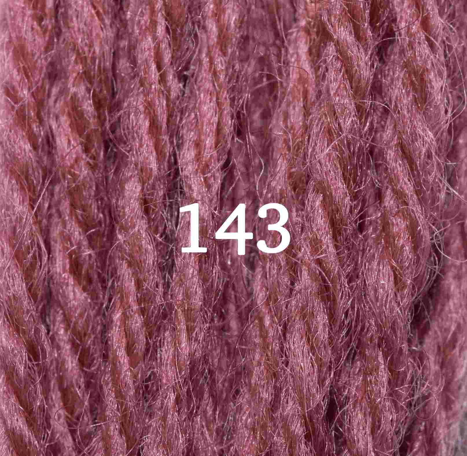 Appletons Wool Yarn in Dull Rose Pink shades 141-149, soft English wool for crafting projects