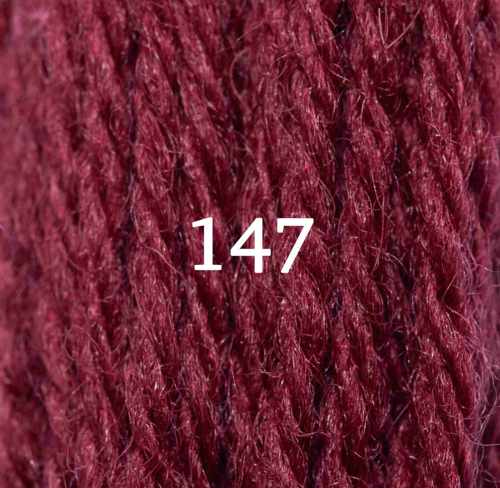 Appletons Wool Yarn in dull rose pink shades 141-149 skeins for crafting