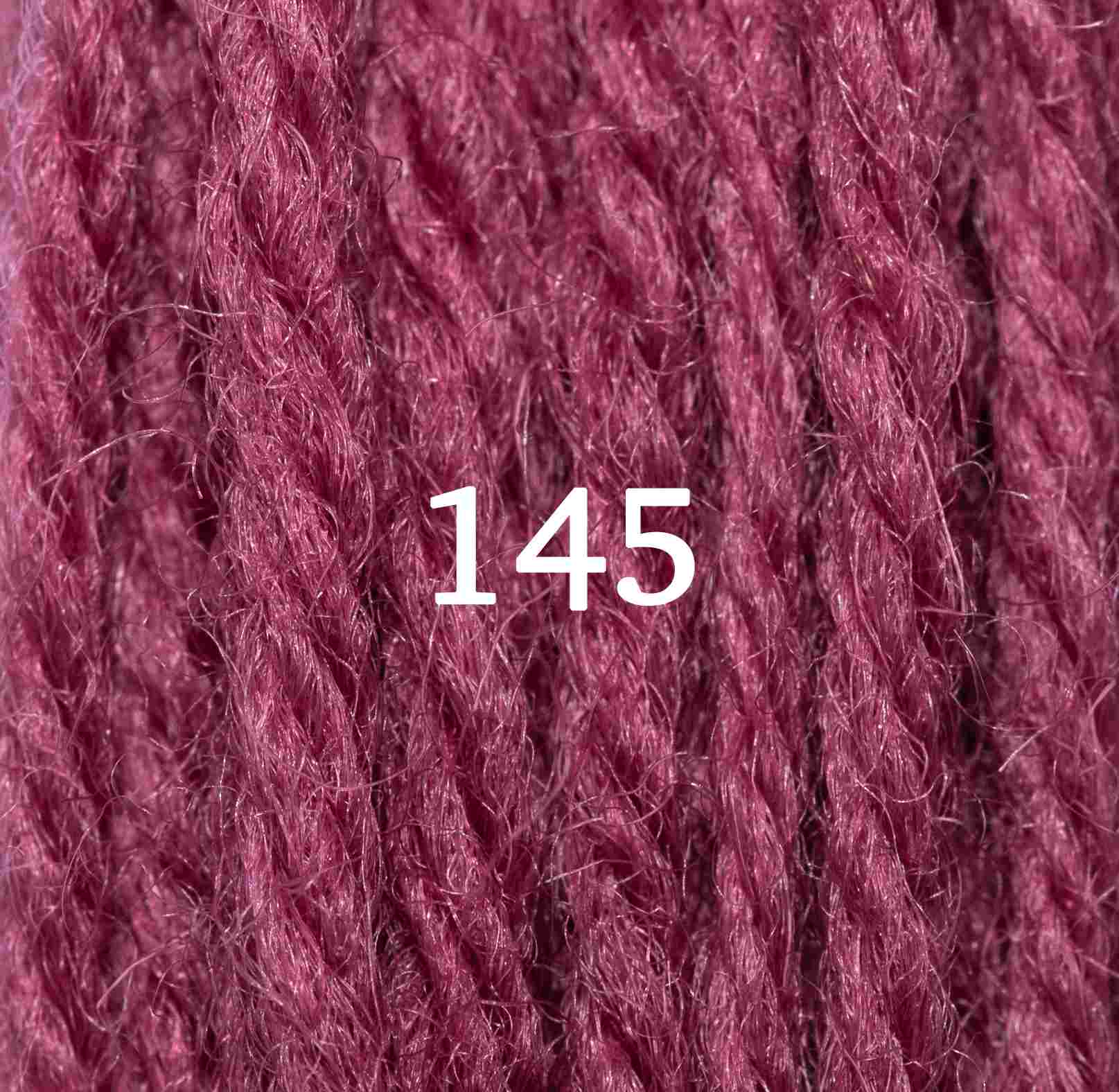 Appletons Wool Yarn in Dull Rose Pink shades 141-149 skeins made from soft, durable English wool for crafting