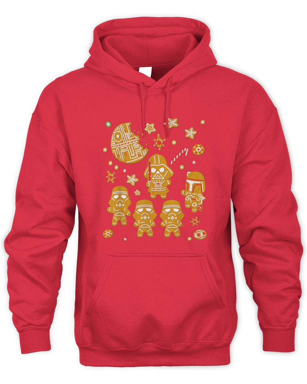 Star Wars Gingerbread Cookies Galactic Empire Holiday Unisex Hoodie