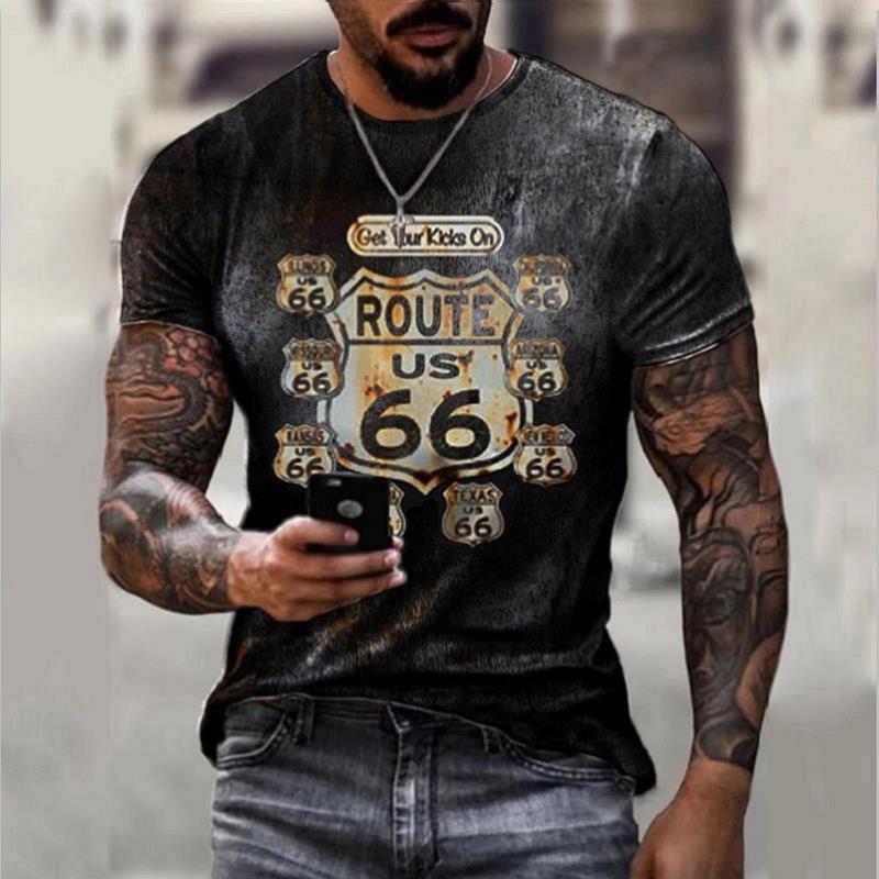 Men’s summer Retro Short Sleeve t-shirts