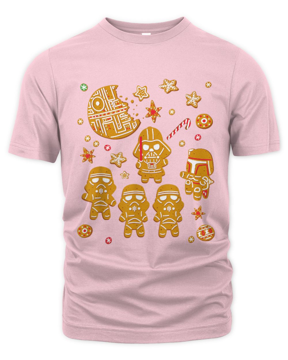 Star Wars Gingerbread Cookies Galactic Empire Holiday The Organic Unisex T-shirt