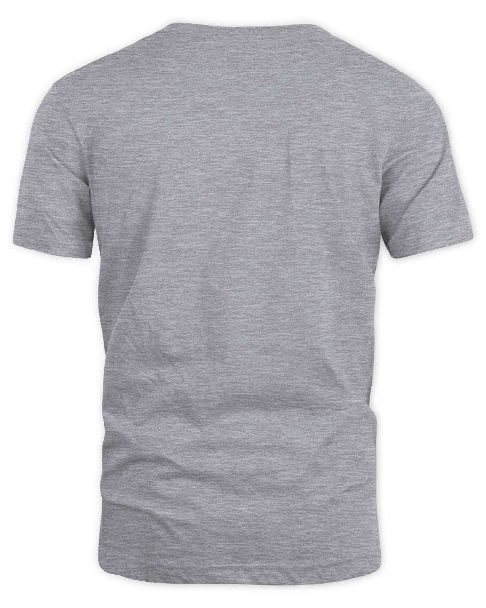 Star Wars May The Force Be With You unisex grey cotton t-shirt back view