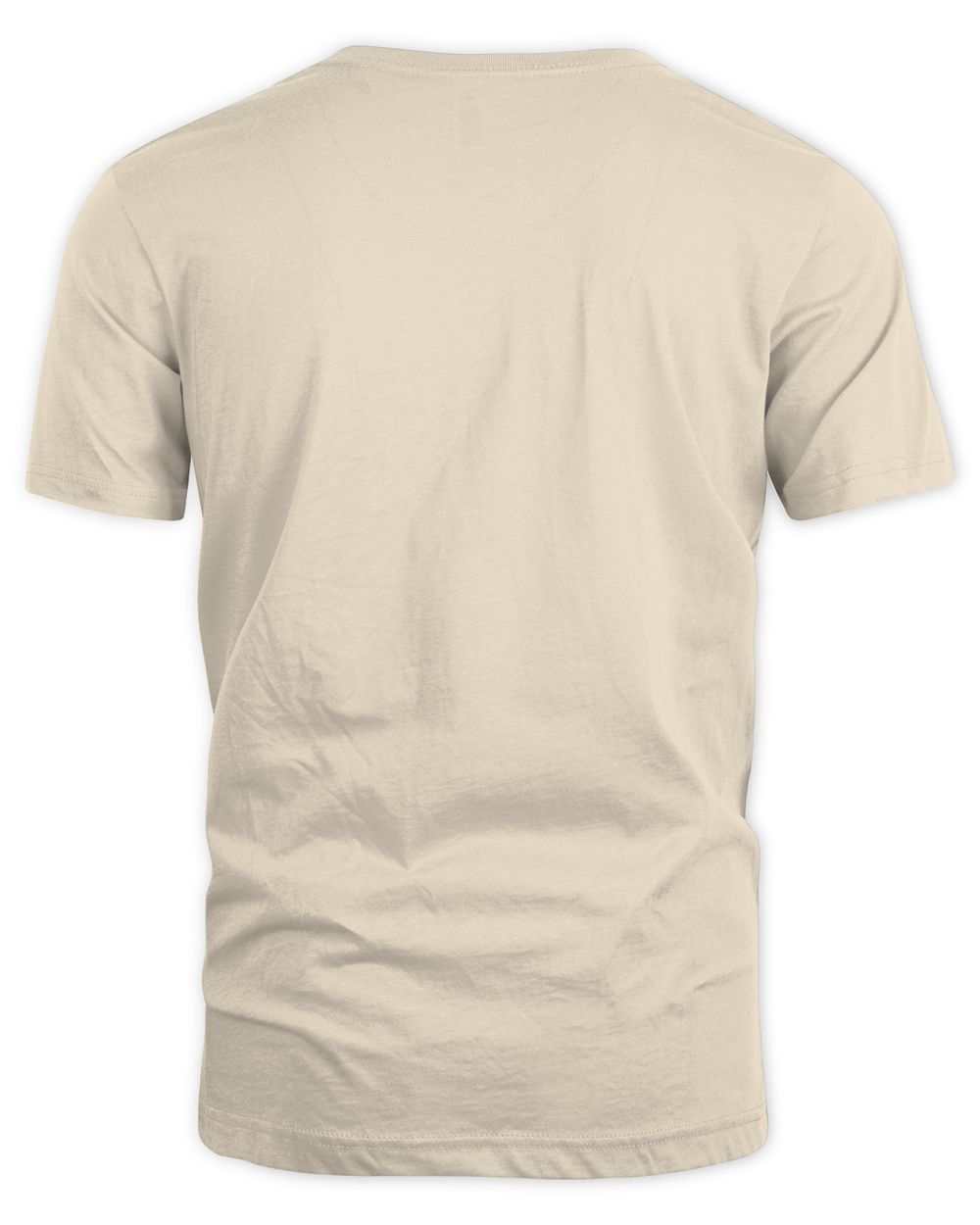 Star Wars May The Force Be With You Christmas Tree cotton t-shirt back view unisex standard fit