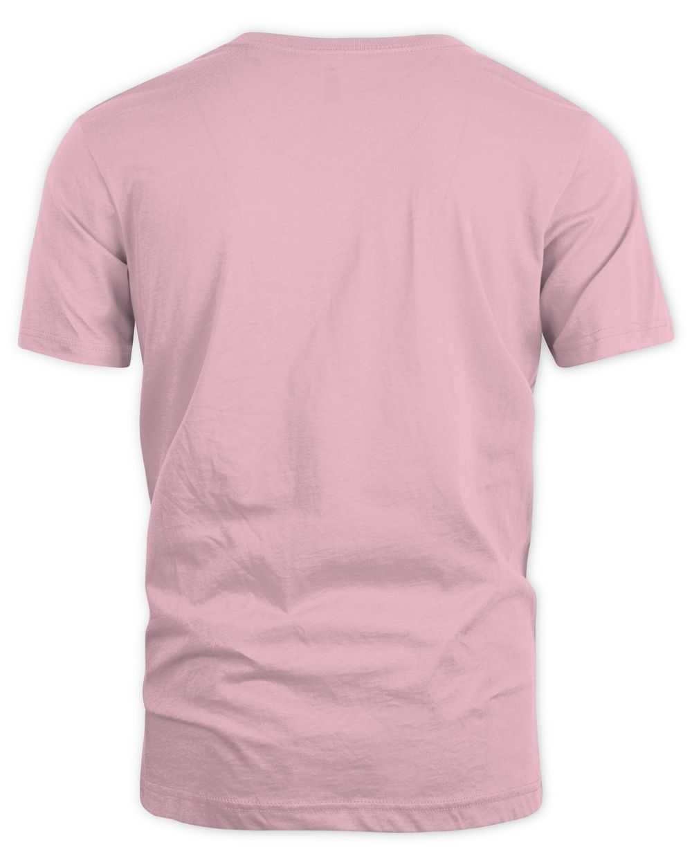 Star Wars May The Force Be With You pink unisex cotton t-shirt back view