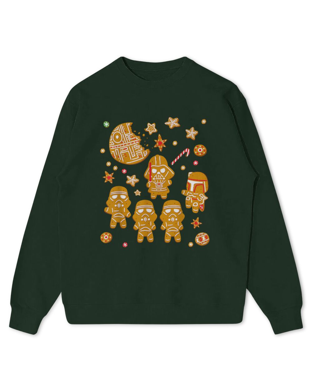 Star Wars Gingerbread Cookies Galactic Empire Holiday Kids Standard Sweatshirt