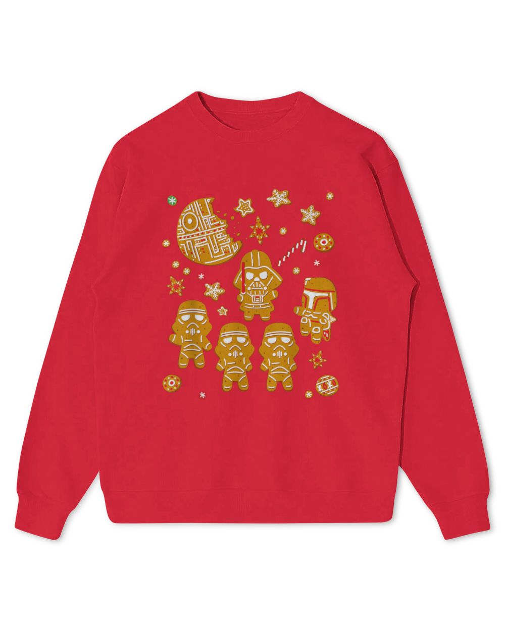 Star Wars Gingerbread Cookies Galactic Empire Holiday Kids Standard Sweatshirt