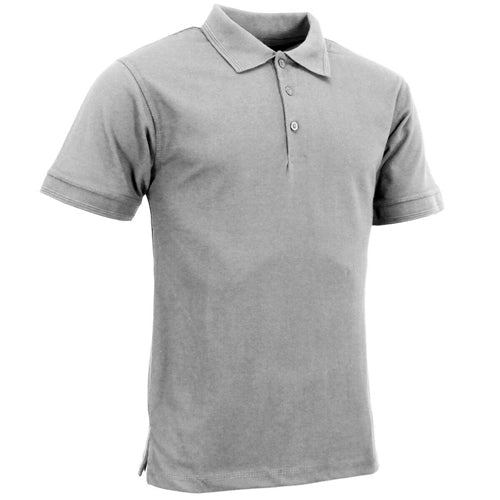 Urban Road Mens premium polo shirt in black with triple stitching and knitted collar