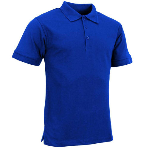 Urban Road Mens premium polo shirt in navy blue with triple stitching and knitted collar